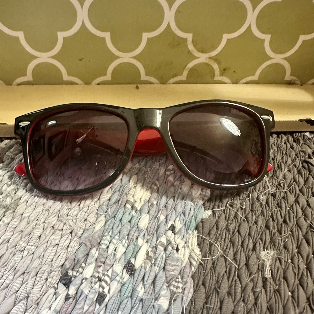 1990 Coca Cola Stylish Black & Red Sunglasses